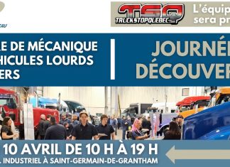 Journée Découverte au CFP Paul-Rousseau : viens faire un tour! Visiteurs lors de la Journée Découverte en mécanique de véhicules lourds au CFP Paul-Rousseau à Saint-Germain-de-Grantham qui aura lieu cette année le 10 avril.