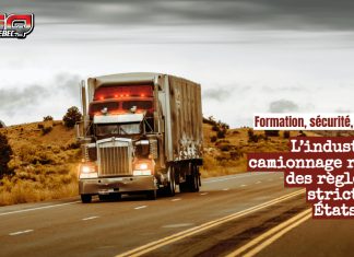 L’industrie du camionnage réclame plus de rigueur aux États-Unis Camion sur une route américaine, symbolisant les réformes et enjeux pour améliorer la sécurité et la conformité dans l'industrie du camionnage aux États-Unis.