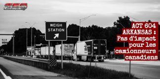 Loi 604 en Arkansas : pas d’impact sur les camionneurs canadiens en transport international Station d'inspection du DOT de l'Arkansas, illustrant la nouvelle loi 605 de l'état et son possible impact sur les camionneurs canadiens qui font du transport aux États-Unis.