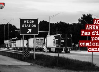 Loi 604 en Arkansas : pas d’impact sur les camionneurs canadiens en transport international Station d'inspection du DOT de l'Arkansas, illustrant la nouvelle loi 605 de l'état et son possible impact sur les camionneurs canadiens qui font du transport aux États-Unis.