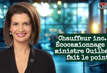 Chauffeur inc. et Écocamionnage : la ministre Guilbault fait le point au congrès de l’ACQ La ministre Geneviève Guilbault a profité du 72e congrès de l’ACQ pour faire le point sur le dossier Chauffeur inc. et le programme Écocamionnage.
