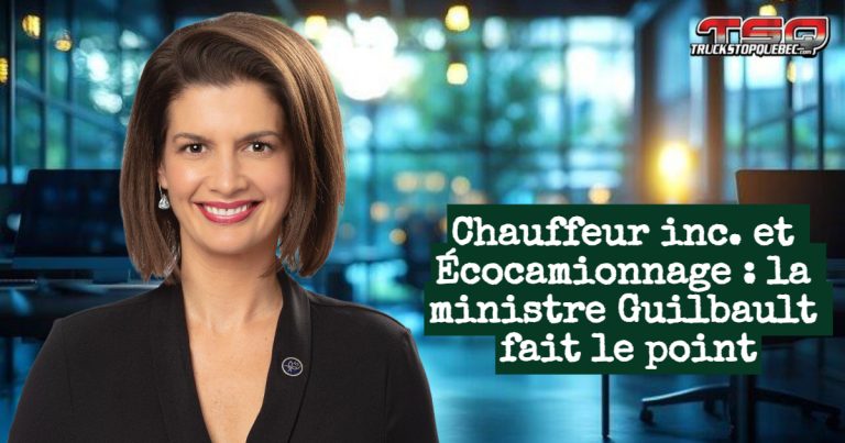 Chauffeur inc. et Écocamionnage : la ministre Guilbault fait le point au congrès de l&rsquo;ACQ