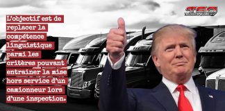 Trump veut rétablir l’obligation pour les camionneurs de parler anglais Trump s'apprête à signer un décret exécutif qui rétablira l'obligation pour les camionneurs de démontrer une maîtrise suffisante de l’anglais.