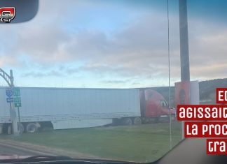 Sortie de route d’un camion à Beauceville : Les routes parlent plus fort que les promesses Camion de la compagnie Highway Star Inc. immobilisé en bordure d’une piste cyclable après une sortie de route à Beauceville, au bas de la côte de la route du Golf, dans la nuit du 29 au 30 avril 2025.