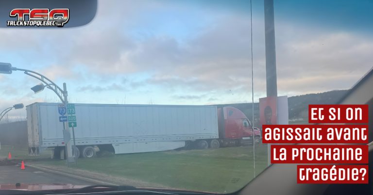 Sortie de route d&rsquo;un camion à Beauceville : Les routes parlent plus fort que les promesses
