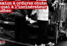 Incident à l’incinérateur de Québec : un camion à ordures bascule dans une fosse Un incident impressionnant s’est produit lundi après-midi à l’incinérateur de Québec, dans le secteur Limoilou. Vers 14 h 30, un camion à ordures a basculé partiellement dans un quai de déchargement, entraînant des blessures mineures chez deux travailleurs.