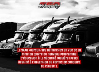 Formation classe 1 : la SAAQ invite les prestataires à se faire reconnaitre La SAAQ poursuit ses démarches en vue de la mise en œuvre du nouveau Programme d’éducation à la sécurité routière (PESR) destiné à l’obtention du permis de conduire de classe 1.