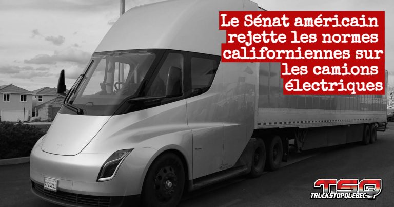 Le Sénat américain bloque les mandats californiens sur les camions électriques