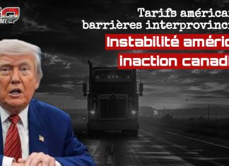 Tarifs américains et barrières interprovinciales : Instabilité américaine, inaction canadienne Tandis que les États-Unis suspendent certains tarifs, le Canada maintient des obstacles entre ses propres provinces.
