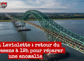 Pont Laviolette : retour du contresens à 19h pour réparer une anomalie Le pont Laviolette qui retournera au contresens dès ce soir pour des travaux de correction d'une anomalie.