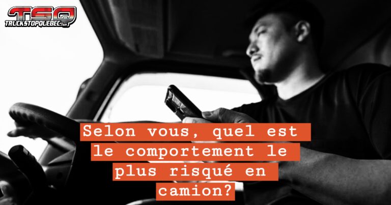 Sécurité routière : les comportements à risque se multiplient, sauf chez les camionneurs mieux outillés