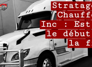 Chauffeur Inc : Le début de la fin pour le stratagème dans le camionnage? Camion de transport stationné à un quai de chargement pour une cueillette, illustrant l’environnement quotidien de l’industrie du camionnage dans cet article lié au Stratagème Chauffeur Inc.