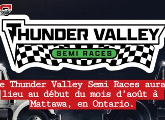 Le Thunder Valley Semi Races se tiendra au début du mois d’août à Mattawa Alors que la saison des courses de camions s'est bien amorcée, un tout nouvel événement s’apprête à faire vibrer les moteurs à Mattawa : le Thunder Valley Semi Races. (photo du logo).