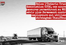 Stratagème Chauffeur Inc : L’Ontario fait un pas en avant Le gouvernement de l’Ontario a déposé la septième version de sa loi Working for Workers, une série de mesures visant à renforcer la protection des travailleurs, faisant un pas vers l'avant pour mettre un frein au stratagème Chauffeur Inc.