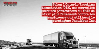 Stratagème Chauffeur Inc : L’Ontario fait un pas en avant Le gouvernement de l’Ontario a déposé la septième version de sa loi Working for Workers, une série de mesures visant à renforcer la protection des travailleurs, faisant un pas vers l'avant pour mettre un frein au stratagème Chauffeur Inc.
