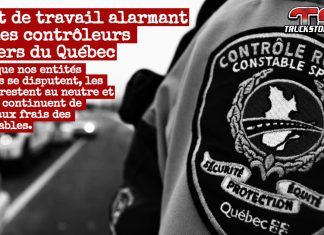 Climat de travail alarmant chez les contrôleurs routiers du Québec Climat de travail alarmant chez les contrôleurs routiers du Québec, en litige avec la SAAQ et leur dirigeant.
