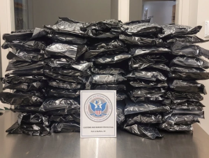 Photo du CBP, saisie de marijuana à la frontière.