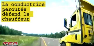 Collision avec un camion semi-remorque : la conductrice percutée défend le chauffeur Camion semi-remorque qui traverse l’autoroute au Nouveau-Brunswick, causant un accident en raison d'un malaise médical du conducteur.