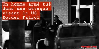 Fusillade au Texas : un homme armé tué dans une attaque visant le US Border Patrol Des policiers américains inspectent les lieux de la fusillade à McAllen, au Texas, devant un bâtiment de l’agence des douanes et de la protection des frontières.