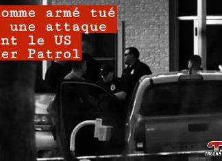 Fusillade au Texas : un homme armé tué dans une attaque visant le US Border Patrol Des policiers américains inspectent les lieux de la fusillade à McAllen, au Texas, devant un bâtiment de l’agence des douanes et de la protection des frontières.