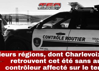Contrôleurs routiers absents sur le terrain : un vide lourd de conséquences? Contrôleur routier en patrouille, et texte évoquant l'absence des contrôleurs routiers sur le terrain.