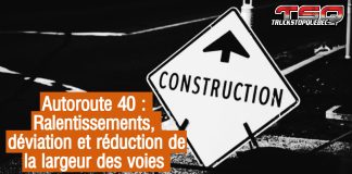 Autoroute 40 : Ralentissements, déviation et réduction de la largeur des voies dès le 26 juillet Graphique pour annoncer les travaux à prévoir sur l'autoroute 40 - déviation et réduction des voies de circulation.