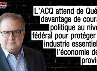 Travailleurs étrangers temporaires : l’ACQ réclame un appui clair pour le camionnage Marc Cadieux, président-directeur général de l’ACQ, interpelle les gouvernements pour dénoncer les obstacles à l’embauche de travailleurs étrangers temporaires dans l’industrie du transport routier.