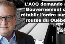 L’ACQ demande au Gouvernement de rétablir l’ordre sur les routes du Québec