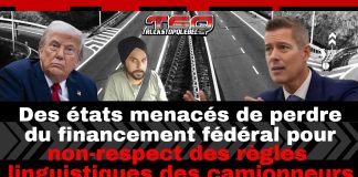 Camionnage aux États-Unis : Des états menacés de perdre du financement pour non-respect des règles Camionnage : Sean P. Duffy, secrétaire aux Transports des États-Unis, met en garde Washington, la Californie et le Nouveau-Mexique contre la perte de financement fédéral pour non-respect des règles de compétence linguistique des camionneurs.