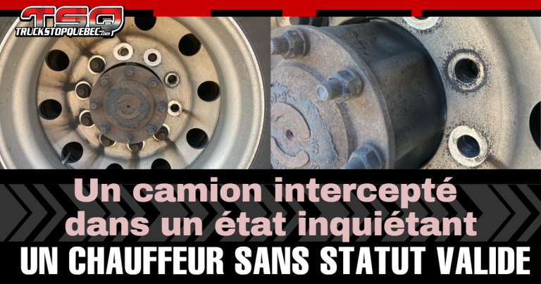 Contrôleurs Routiers : un camion intercepté dans un état inquiétant (VIDÉO)