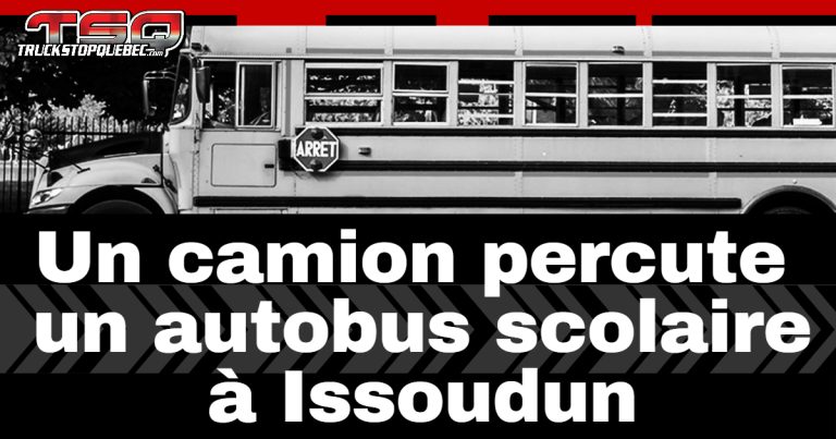 Un camion percute un autobus scolaire à Issoudun, plusieurs blessés