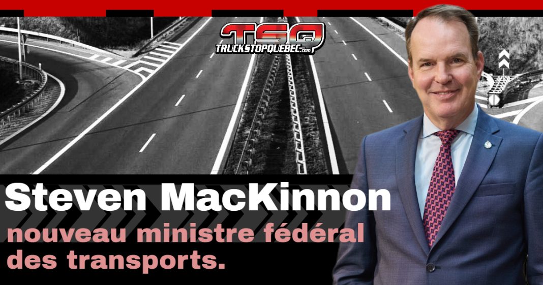 Steven MacKinnon, nouveau ministre fédéral des transports au Canada.