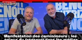 Manifestation des camionneurs : les enjeux du transport dans les médias Benoit Therrien et Benoit Dutrizac sur QUB radio, suite à la manifestation des camionneurs et du premier lundi des Lundis Infernaux.