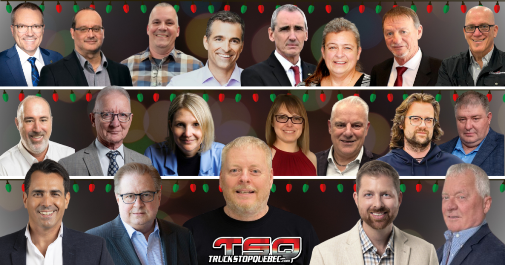 Les invités du Spécial des fêtes sur la radio de Truck Stop Québec.