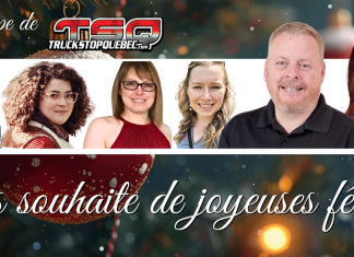 L’équipe de Truck Stop Québec vous souhaite de joyeuses fêtes 2025! L'équipe de Truck Stop Québec vous souhaite de joyeuses fêtes!