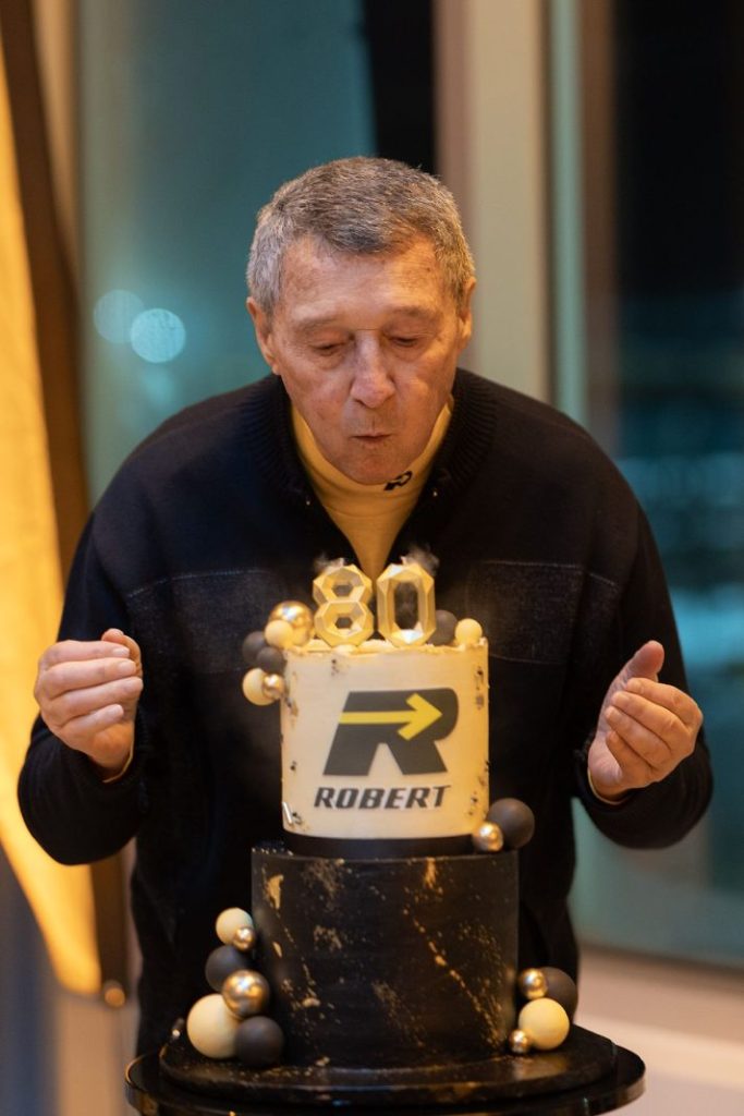 Claude Robert du Groupe Robert célèbre 80 ans.