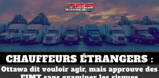 Camionnage : Ottawa dit vouloir agir, mais approuve des EIMT sans examiner les risques Camionnage : Ottawa dit vouloir agir, mais approuve des EIMT sans examiner les risques