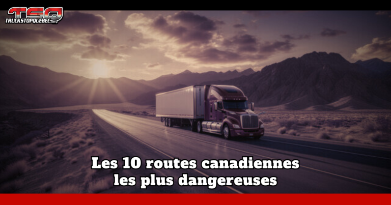 Les 10 routes canadiennes les plus dangereuses, selon les données disponibles