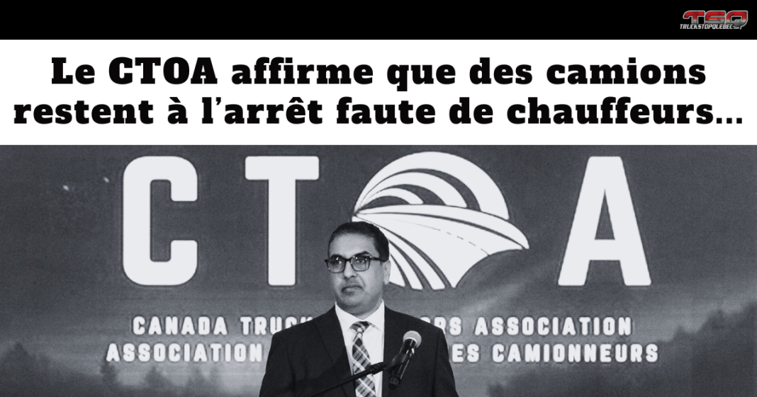 Le CTOA affirme que des camions restent à l’arrêt faute de chauffeurs...