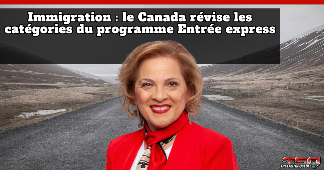 "Immigration : le Canada révise les catégories du programme Entrée express pour 2026" avec la photo de Mme. Lena Metlege Diab