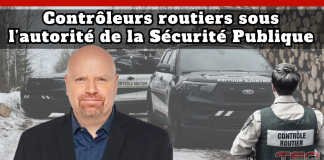 Les contrôleurs routiers passent de la SAAQ à la Sécurité publique Les contrôleurs routiers passent de la SAAQ à la Sécurité publique. Image : Véhicules de Contrôleurs Routiers et photo de Ian Lafrenière du Ministère de la Sécurité Publique.