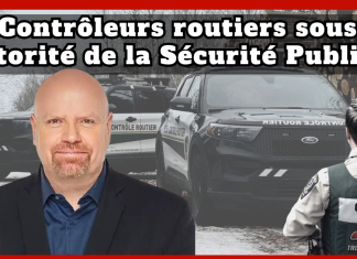 Les contrôleurs routiers passent de la SAAQ à la Sécurité publique Les contrôleurs routiers passent de la SAAQ à la Sécurité publique. Image : Véhicules de Contrôleurs Routiers et photo de Ian Lafrenière du Ministère de la Sécurité Publique.
