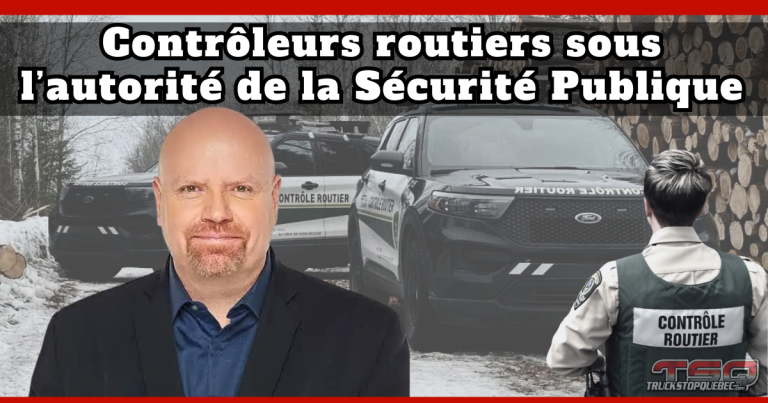 Les contrôleurs routiers passent de la SAAQ à la Sécurité publique