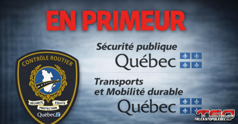 En primeur : Les contrôleurs routiers ne relèveront plus de la SAAQ