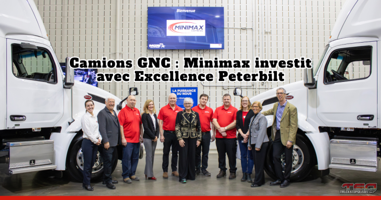 Camions au gaz naturel : Minimax investit avec Excellence Peterbilt