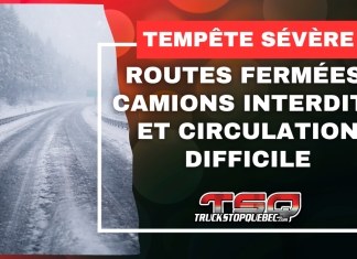 Tempête importante : routes fermées, camions interdits et circulation difficile au Québec et en Ontario Tempête importante : Tempête importante : routes fermées, camions interdits et circulation difficile au Québec et en Ontario.