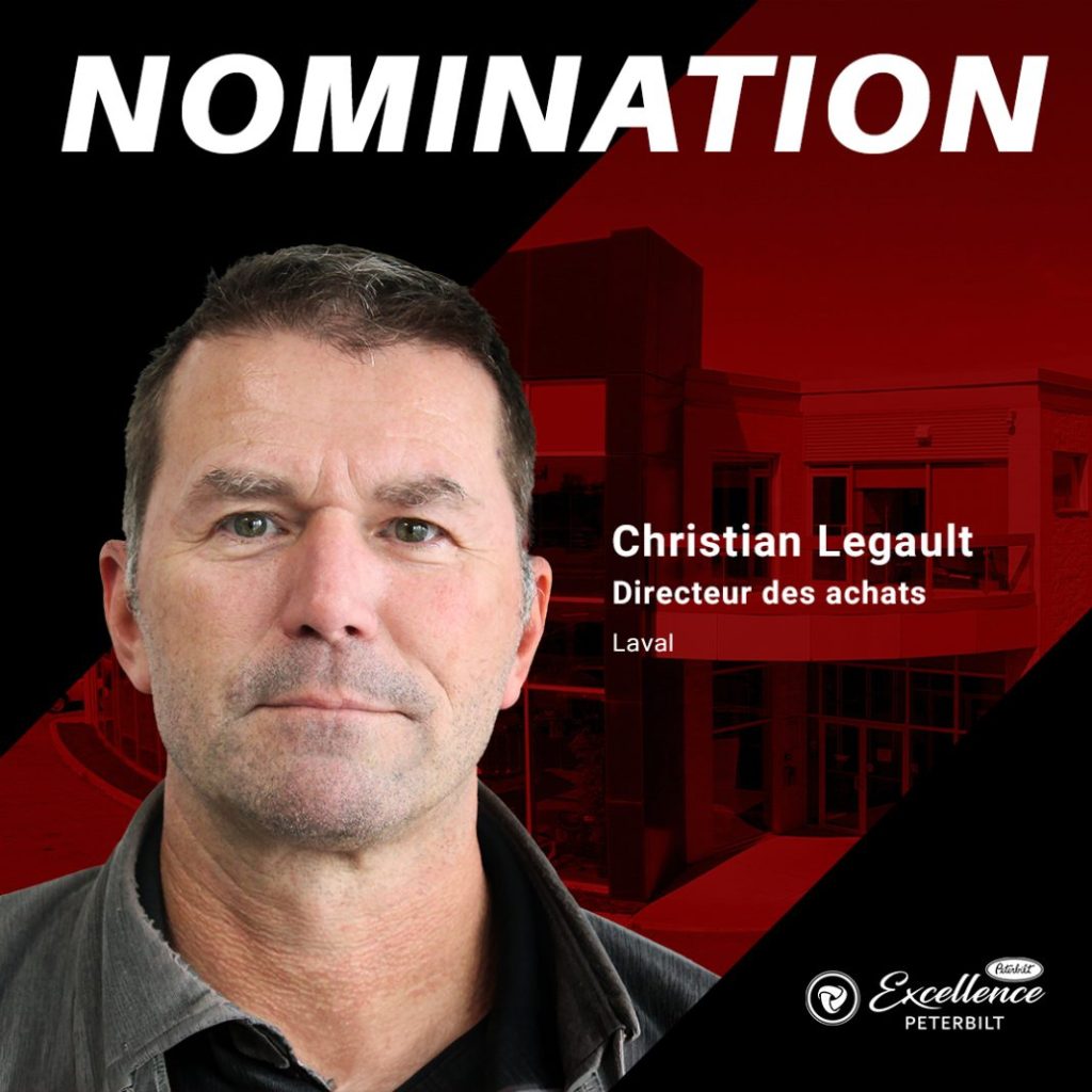 Christian Legault, Excellence Peterbilt