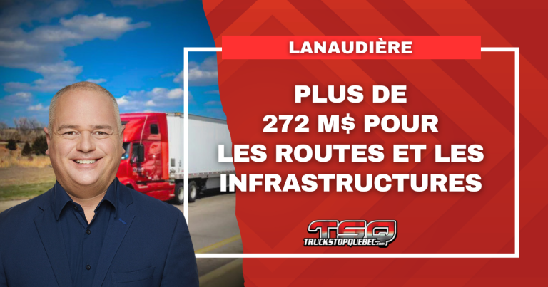 Lanaudière reçoit plus de 272 M$ pour ses routes et ses infrastructures