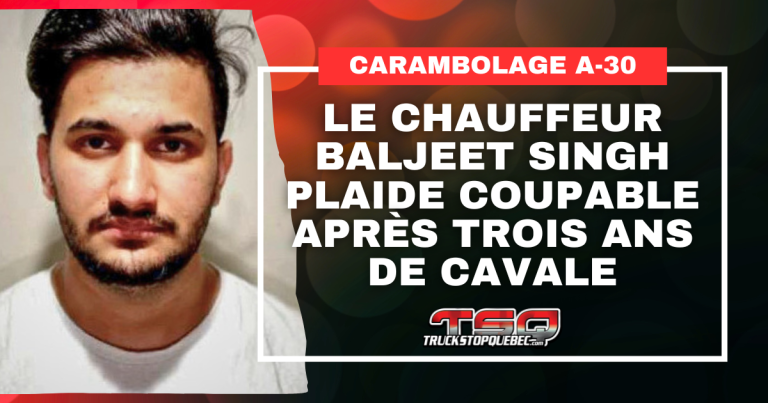 Le chauffeur Baljeet Singh plaide coupable après trois ans de cavale