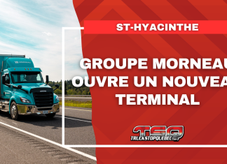 Groupe Morneau ouvre un nouveau terminal à Saint-Hyacinthe Camion de Groupe Morneau qui annonce l'ouverture de son terminal à St-Hyacinthe, destiné à renforcer le réseau de transport LTL.
